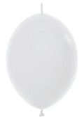 Sempertex Fashion White Link O-Loon 50ct