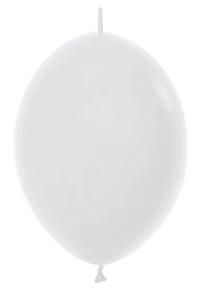 Sempertex Fashion White Link O-Loon 50ct