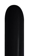 360 Sempertex Deluxe Black Latex Balloon 50ct