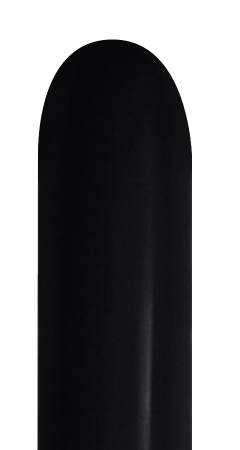 360 Sempertex Deluxe Black Latex Balloon 50ct